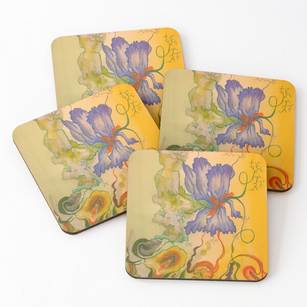 Item preview, The blue flower, 9x12 inch, watercolours, SKU 4015 designed and sold by Romeo Dobrota.
