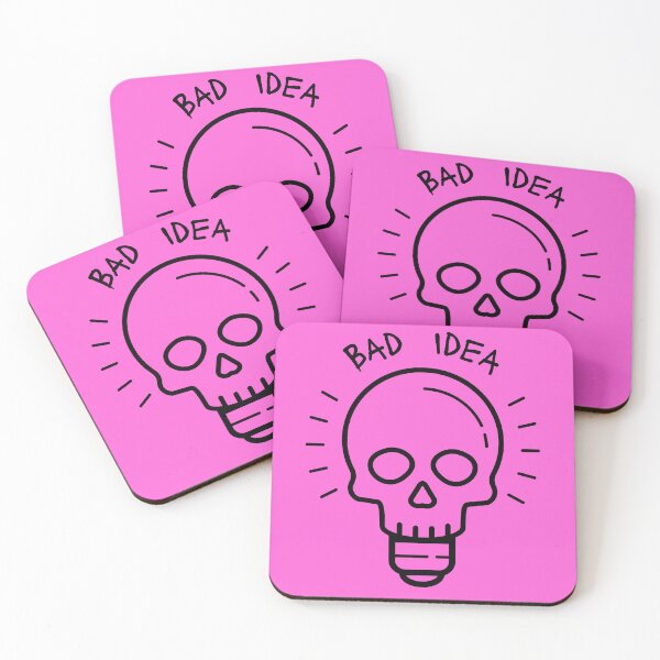 Item preview, lightbulb skull "Bad Idea" designed and sold by EliteInkpro.