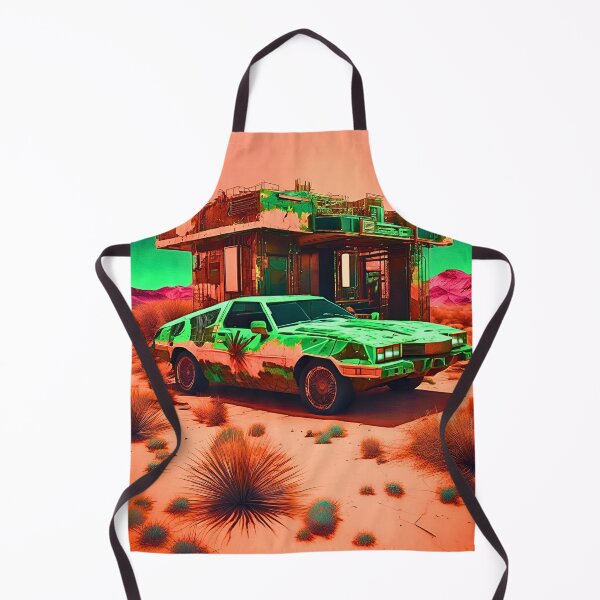 Artikelvorschau, Grüne und orange Grafik Retrowave Camo Desertpunk Camouflage Fusion entworfen und verkauft von CamouflageLab.