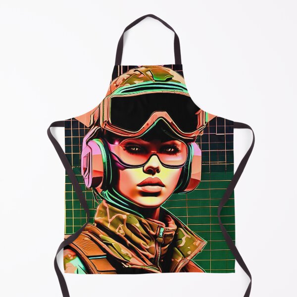 Artikelvorschau, Grüne und orange Grafik Retrowave Camo Desertpunk Camouflage Fusion entworfen und verkauft von CamouflageLab.