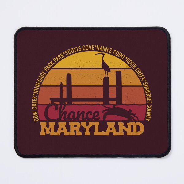 Item preview, Chance Maryland Sunset Retro Local Pride Logo designed and sold by CRHPOD20.