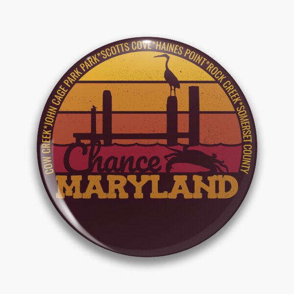 Item preview, Chance Maryland Sunset Retro Local Pride Logo designed and sold by CRHPOD20.
