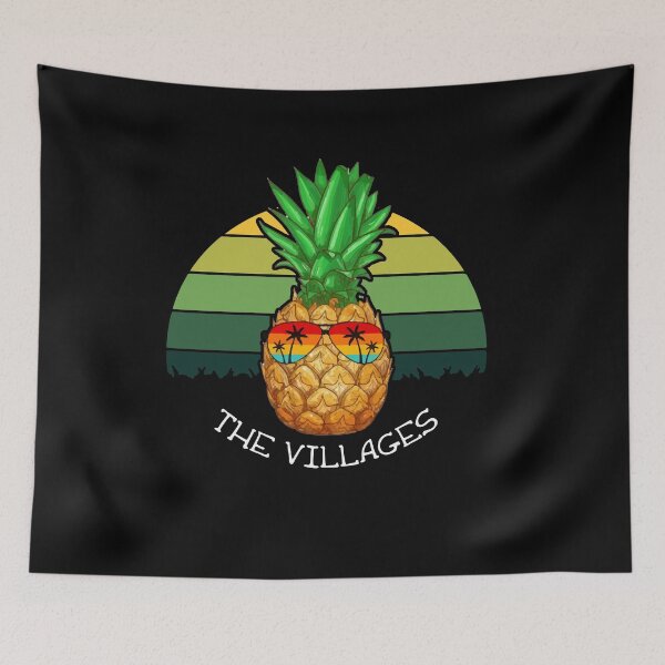 Item preview, Pineapple The Villages Vintage Art Retro designed and sold by Dressed For  Duty.