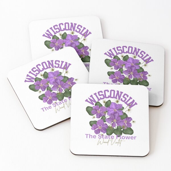 Item preview, Wisconsin State Flower Wood Violet Classic T-shirt Sticker designed and sold by ThinkNature!.