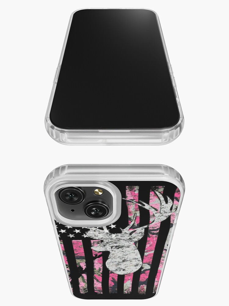  iPhone 14 Pro Largemouth Bass Fishing Womens Pink Camo Flag USA  Fisherman Case : Cell Phones & Accessories