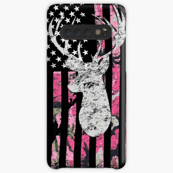 Pink Camouflage Flag Deer Hunting Samsung Galaxy Snap Case