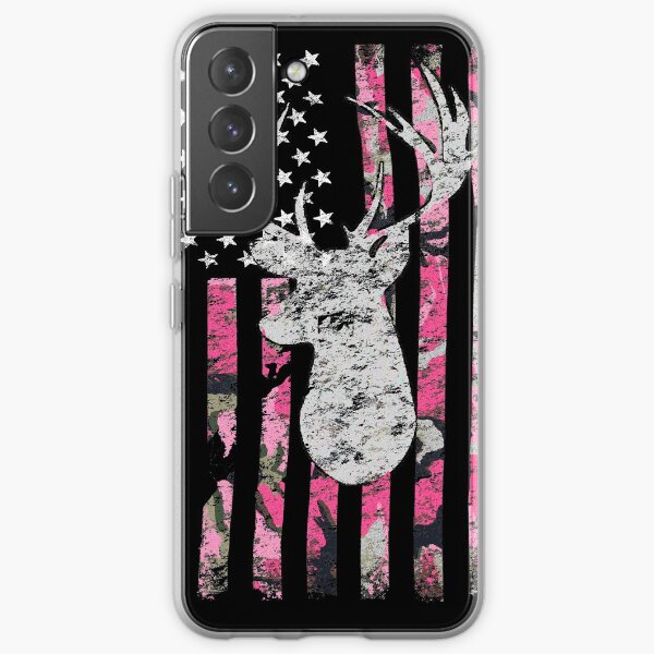 Pink Camouflage Flag Deer Hunting Samsung Galaxy Soft Case