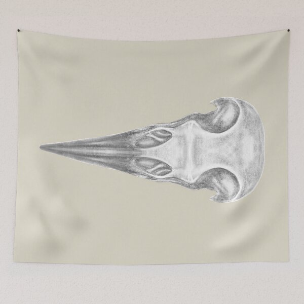 Item preview, Crow Skull  designed and sold by BubblingStatic.