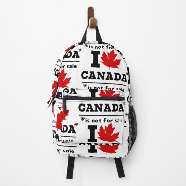 Item preview, I ❤️ Canada Is Not For Sale Bold Red Statement designed and sold by SplashTastic.