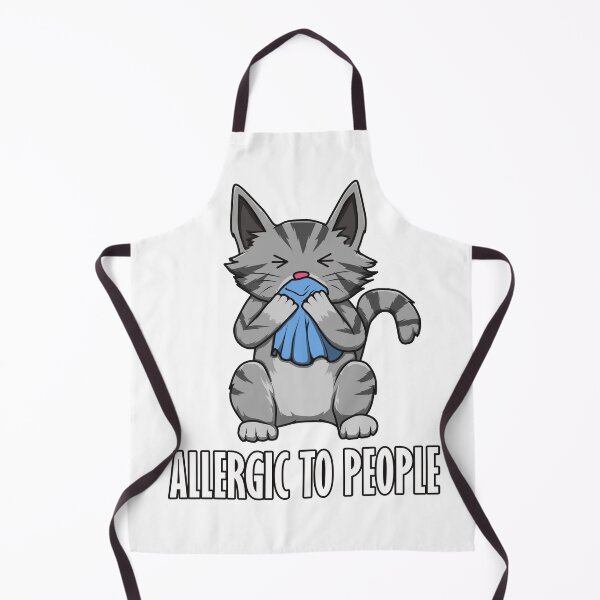 Item preview, Allergic to People Funny Cat Design designed and sold by Jaudaux Designs.