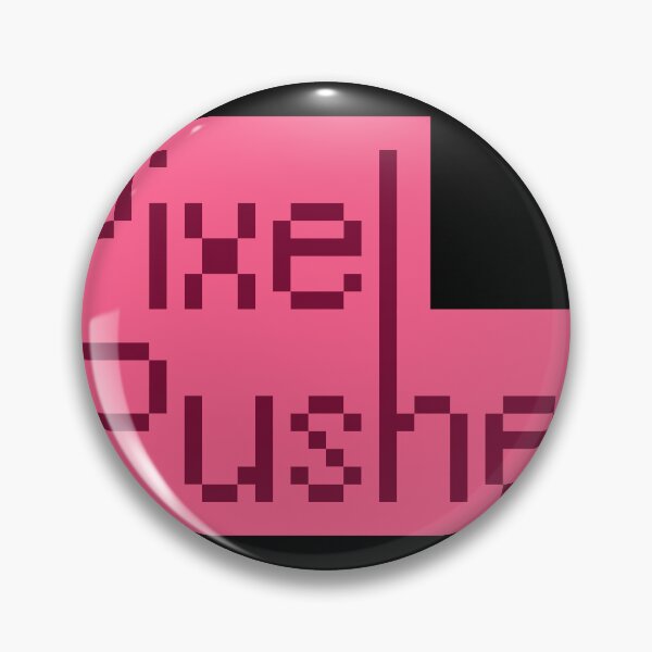 Artikelvorschau, Pixel Pusher (pink) - UX Designer | Produktdesigner | UI Designer Aufkleber entworfen und verkauft von PoshPixel.