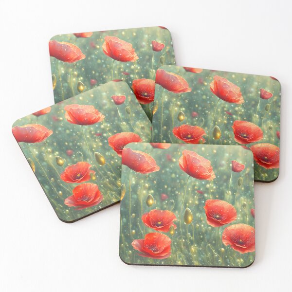 Item preview,  Glowing field of poppies  designed and sold by MarionsArt.