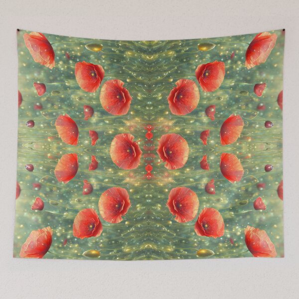 Item preview,  Glowing field of poppies  designed and sold by MarionsArt.