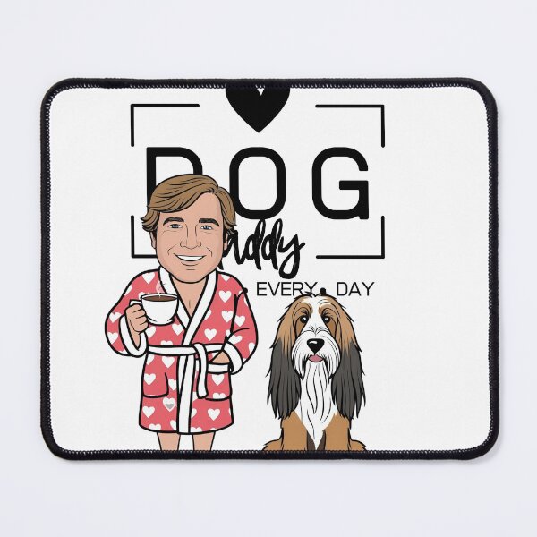Item preview, Dog Dad All Day Every Day – Cozy Morning with a Briard designed and sold by GoodyPaws.