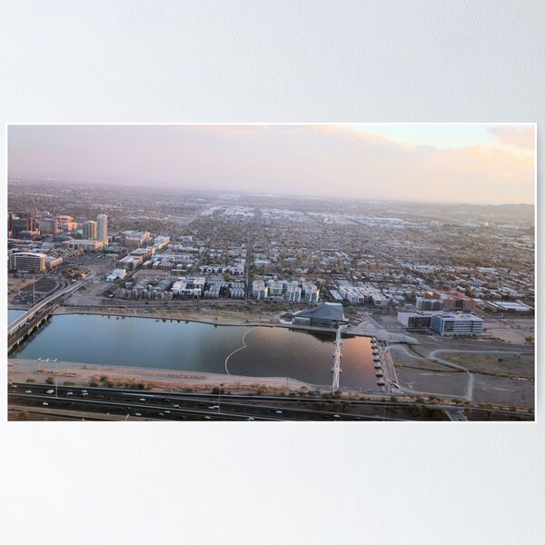 Item preview, A bird's eye view of Tempe Town Lake designed and sold by Phakade's Shop.