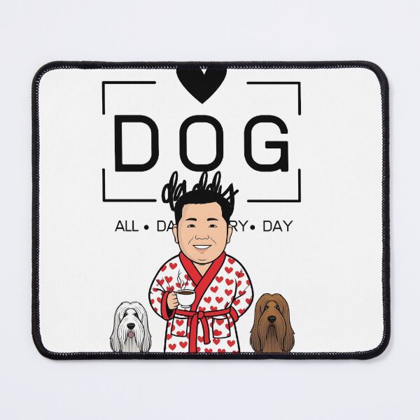 Item preview, Dog Dad All Day Every Day – Cozy Morning with a Briard designed and sold by GoodyPaws.