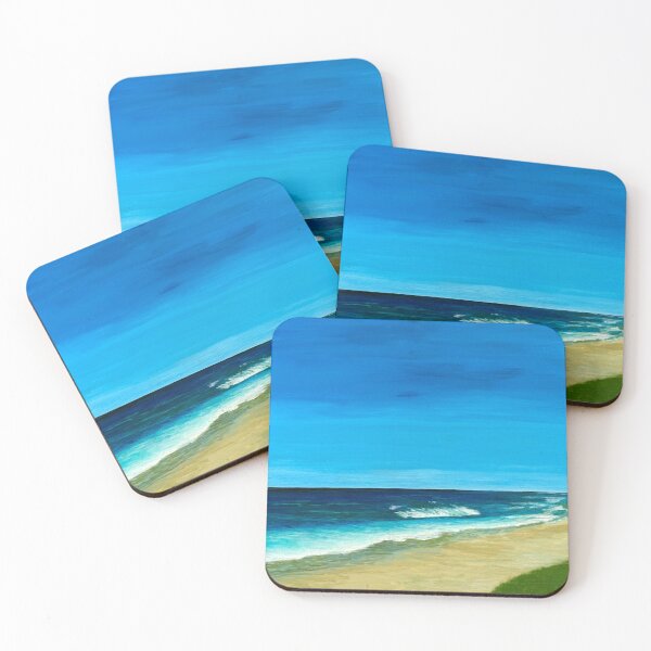 Item preview, Beach landscape painting designed and sold by Karen Stipanovich.