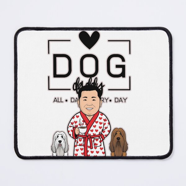 Item preview, Dog Dad All Day Every Day – Cozy Morning with a Briard designed and sold by GoodyPaws.