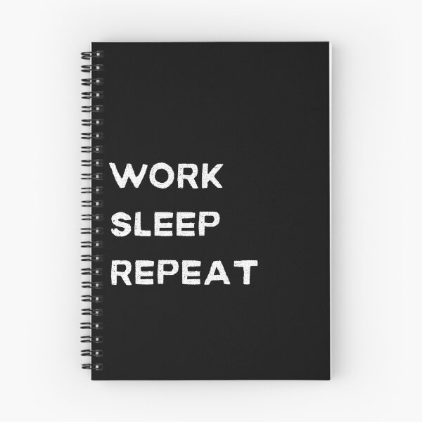 Item preview, Work Sleep Repeat – Funny Productivity & Grind Life Shirt designed and sold by corporateclimb.