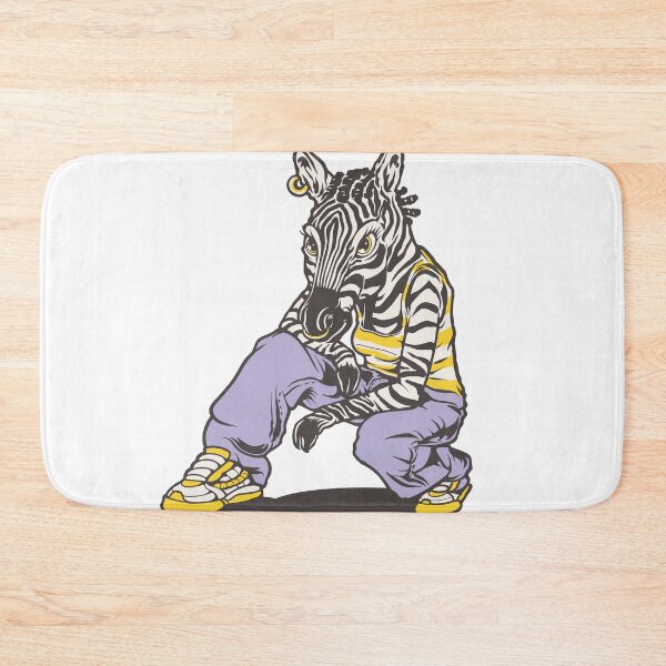 Item preview, Hip-Hop Zebra with Cool Attitude designed and sold by TurtleDojo.