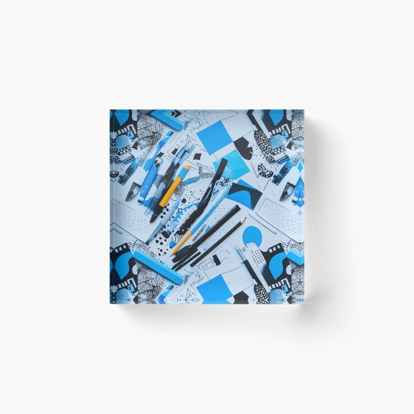 Item preview, Blue Collage designed and sold by vialgames.