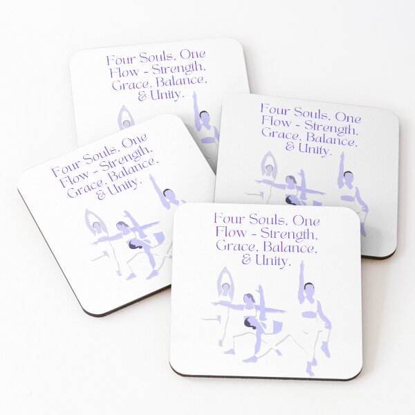 Item preview, Flow in Harmony: Four Strong Women in Yoga Poses designed and sold by angelyara.