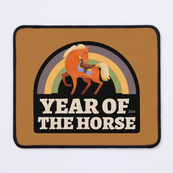Item preview, Year Of The Horse 2014 Retro Zodiac designed and sold by GraTEEtude.