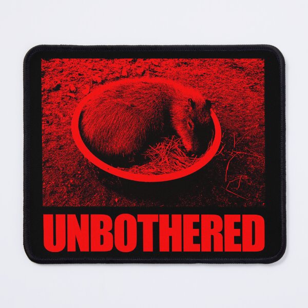 Item preview, Unbothered Capybara - Red designed and sold by R-A Designs.