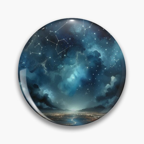 Item preview, Starlit Cityscape designed and sold by LyssasMindArt.