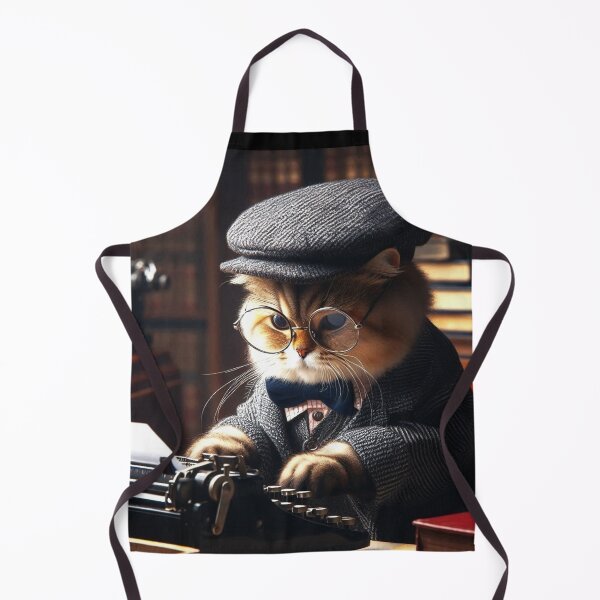 Item preview, old typewriter and cute cat designed and sold by Dogandesighn.