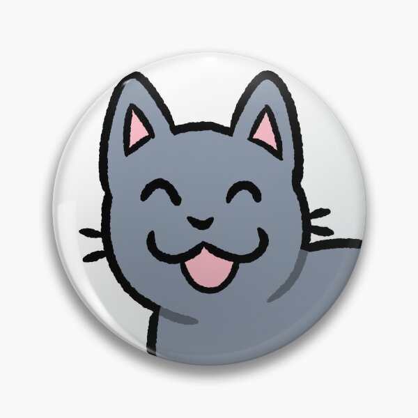 Item preview, Silly Blue Gray Cat designed and sold by ZorriSparkles.