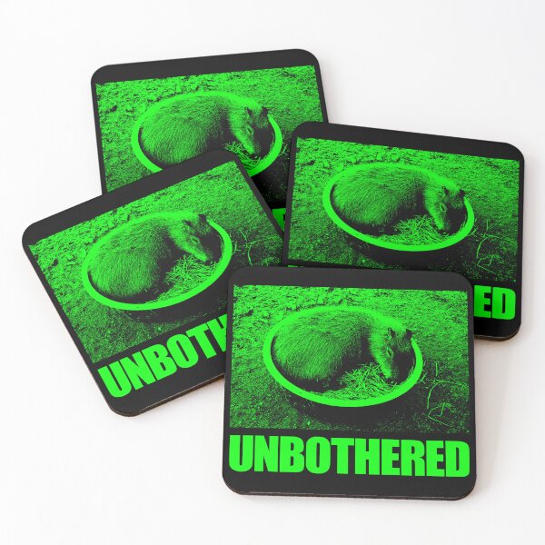 Item preview, Unbothered Capybara - Green designed and sold by R-A Designs.
