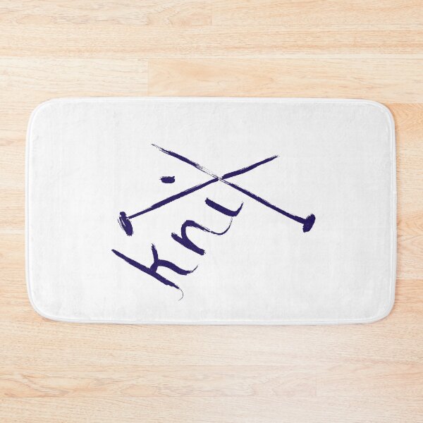 Item preview, Knit Needles Navy Blue designed and sold by MagentaTwilight.