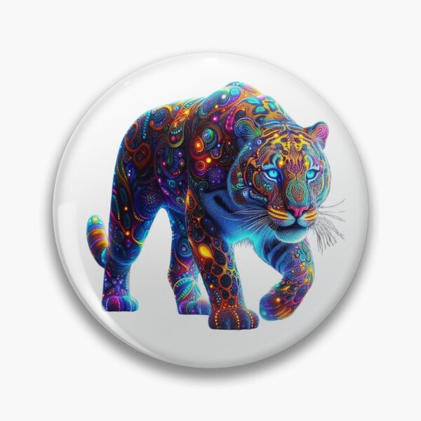 Item preview, Luminescent Jaguar - Spirit of the Rainforest designed and sold by GloriousArtSKD.