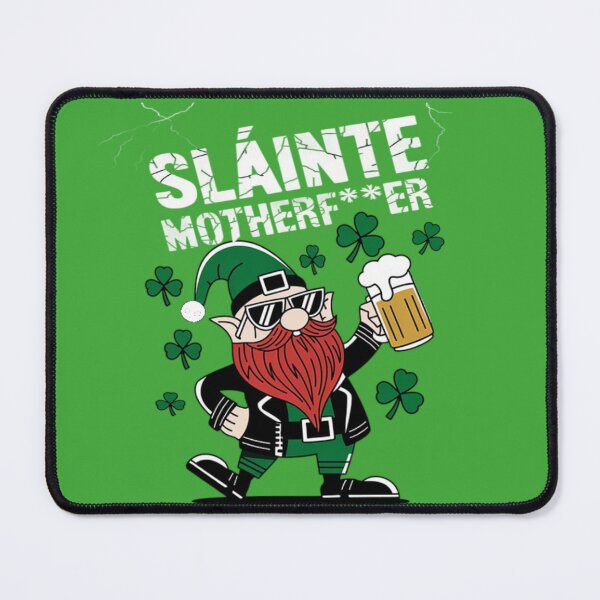 Item preview, Sláinte Motherf**ker – Śmieszna Koszulka na St. Patrick’s Day designed and sold by Tomasz Siennicki.