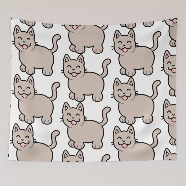 Item preview, Silly Fawn Gray Cat designed and sold by ZorriSparkles.