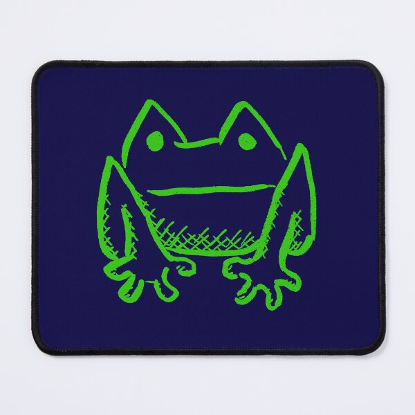 Item preview, Neon Green  Frog Life on Navy designed and sold by MagentaTwilight.
