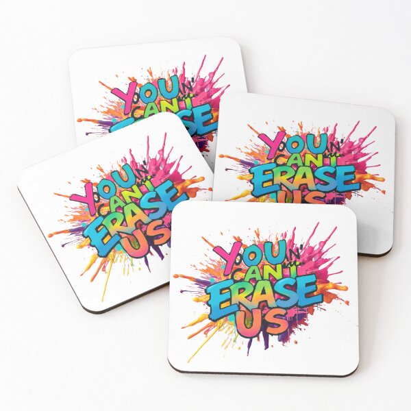 Item preview, You Can’t Erase Us – Graffiti Street Art LGTBQ designed and sold by PING 999 STUDIO.