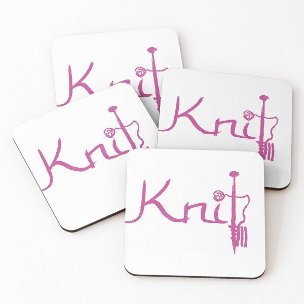 Item preview, Knitted Needles Pink designed and sold by MagentaTwilight.