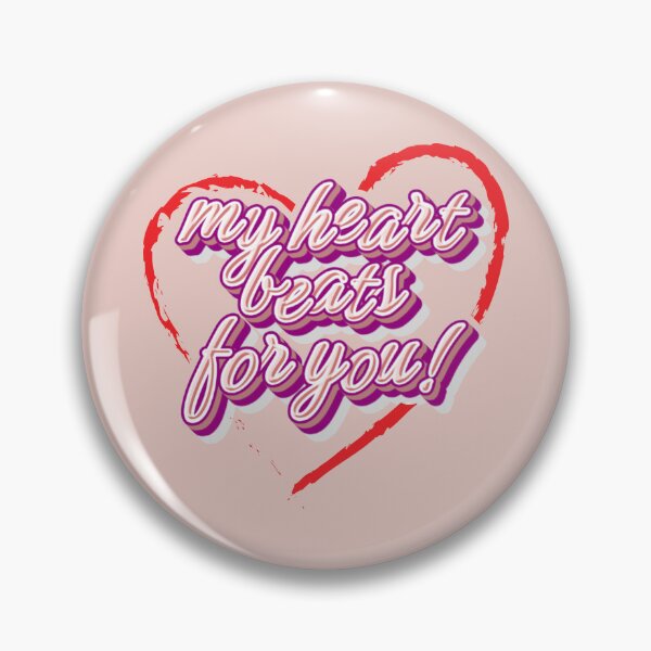 Item preview, My Heart Beats For You Romantic Pink Red Love designed and sold by SplashTastic.