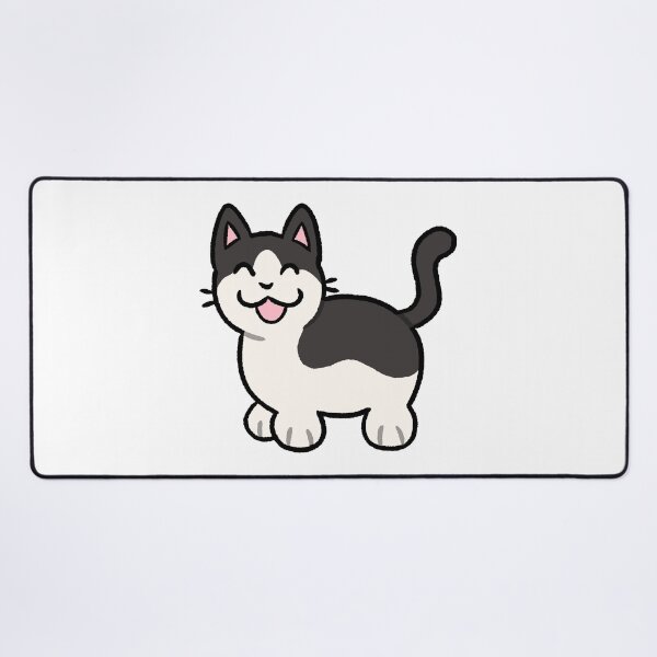 Item preview, Silly Black and White Bicolor Cat designed and sold by ZorriSparkles.