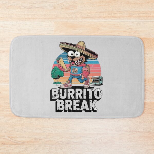 Item preview, Funny Mexican Food Cartoon – Burrito Lover Retro Design designed and sold by love3617.