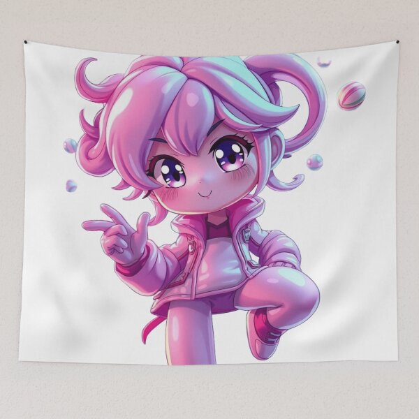 Item preview, Futuristic Chibi Girl designed and sold by FrenchRomani.