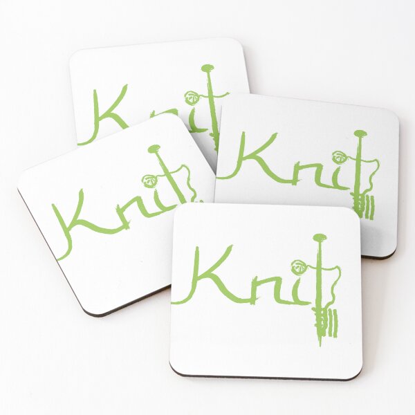 Item preview, Knitted Needles Lime Green designed and sold by MagentaTwilight.