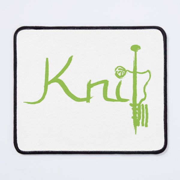 Item preview, Knitted Needles Lime Green designed and sold by MagentaTwilight.