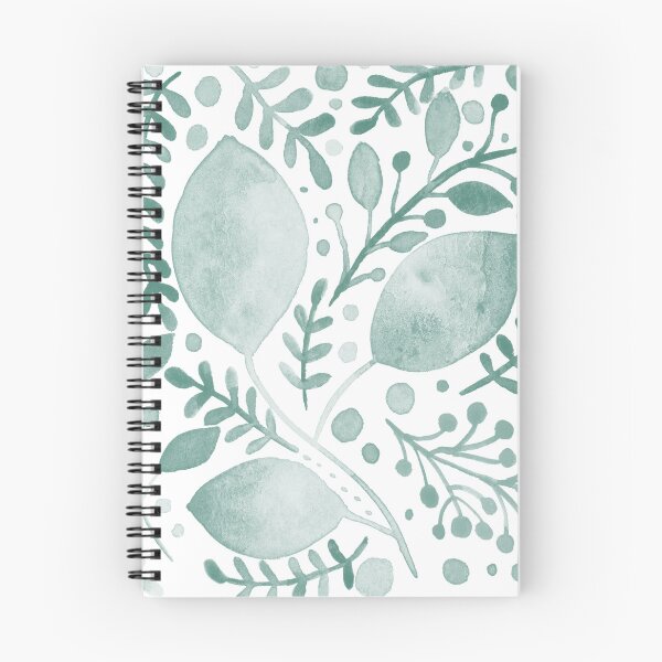 Item preview, Watercolor leaves - greyish green designed and sold by wackapacka.