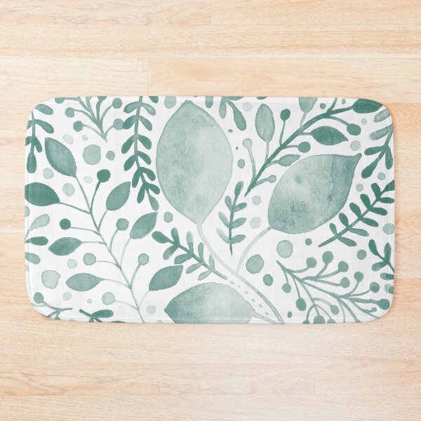 Item preview, Watercolor leaves - greyish green designed and sold by wackapacka.