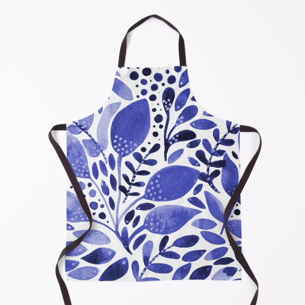 Item preview, Watercolor leaves - blue designed and sold by wackapacka.