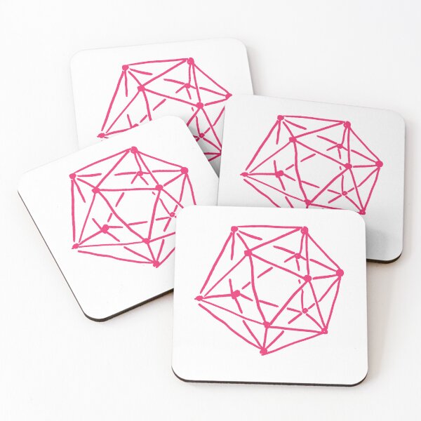 Item preview, Icosahedron Red designed and sold by MagentaTwilight.