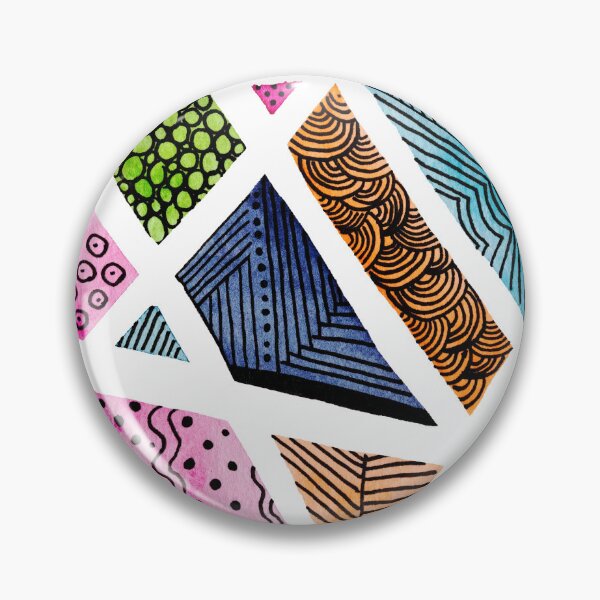 Item preview, Geometric doodle pattern - multicolored designed and sold by wackapacka.